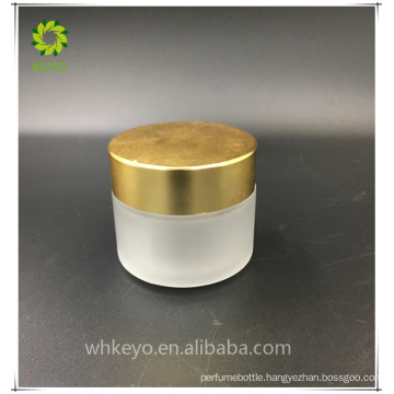 Aluminium cosmetic jar 100 grams loose powder packaging with cork